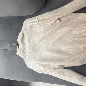 Topshop Cream Turtleneck Sweater